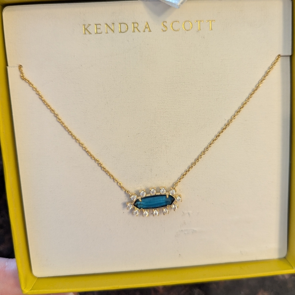 Kendra Scott Eva Framed Blue NIB NWT